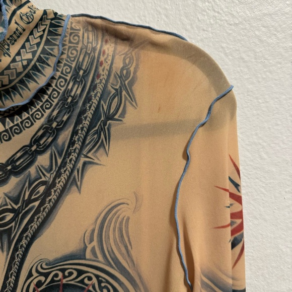 JEAN PAUL GAULTIER
Tattoo Collection mesh jumpsuit - Picture 9 of 12